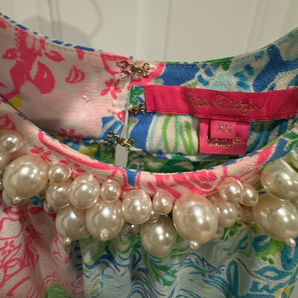 Lilly Pulitzer Shawn Maxi Dress "Cheek to Cheek" print limited edition xs resort - Picture 5 of 8